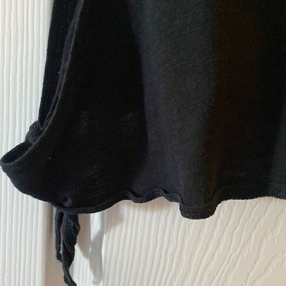 PINK Victoria Secret Black Tank - Open Sides - Tie Sides - Size Small - Picture 3 of 4